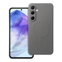 SILICONE MAG COVER dėklas telefonui suderinamas su Magnetiniu SAMSUNG A55 pilkas titano