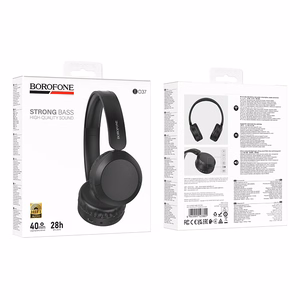 Borofone Headphones BO37 Marvellous bluetooth black