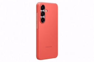 Samsung Silicone Case dėklas, skirtas Samsung Galaxy S25, raudonas