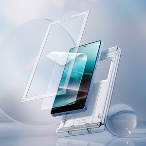 Spigen Elite Shield EZ FIT Hibridinis stiklas Samsung Galaxy S25 Ultra - skaidrus