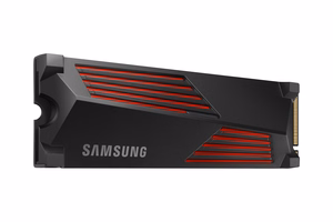 SSD Samsung 990 PRO su radiatoriu 2TB M.2 PCIe NVMe MLC rašymo greitis 6900 MB/s skaitymo greitis 7450 MB/s 2,3mm TBW 1200 TB MTBF 1500000 h MZ-V9P2T0CW