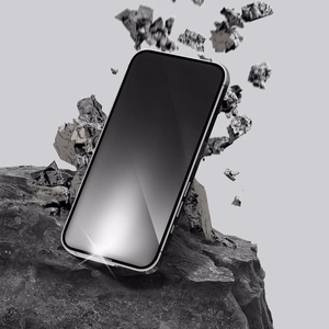 Forcell Itin skaidrus apsauginis stiklas - iPhone 15 Pro juodas