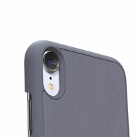 Nordic Elements Original Gefion - dėklas iPhone XR with real maple wood (Mid Grey)