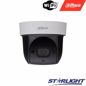 Mini 2 megapikselių HD Network IR PTZ kupolinė kamera, x4 priartinimu Wi-Fi