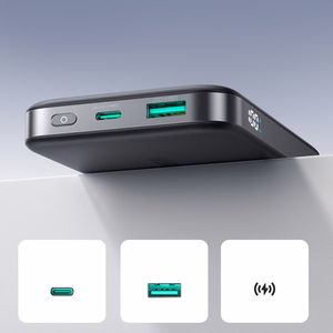 Išorinė baterija Power Bank Joyroom JR-PBM12 22.5W Magnetic Wireless 10000mAh juoda