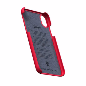 Nordic Elements Saeson Idun dėklas, skirtas iPhone XS / X, raudonas