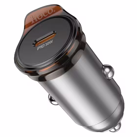 Įkroviklis automobilinis Hoco NZ16 30W (1xUSB-C) juodas