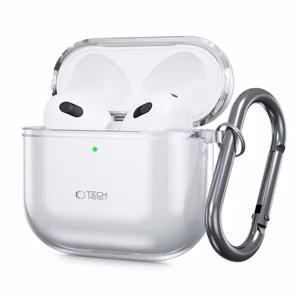 Tech-Protect FLEXAir dėklas Apple AirPods 4 - skaidrus