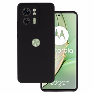 Dėklas silikoninis Lite Motorola Edge 40 5G (m) - juodas (m)