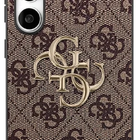 Guess Big 4G Classic Logo dėklas telefonui Samsung Galaxy S25 FE - rudas