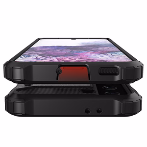 Hybrid Armor dėklas telefonui Samsung Galaxy S23+ šarvuotas hibridinis dėklas mėlynas