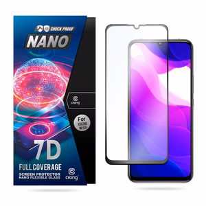Crong 7D Nano Flexible Glass 9H hibridinis ekrano stiklas, skirtas Xiaomi Mi 10 Lite