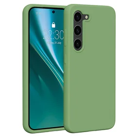 Etteri silikoninis dėklas telefonui Samsung Galaxy S23 - šviesiai žalias