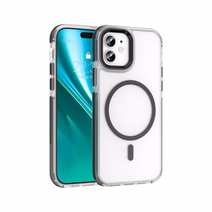 Etteri Icy Mag magnetinis dėklas telefonui iPhone 12 / 12 Pro 6,1'' juodas