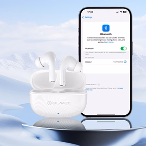 Blavec Bluetooth TWS Ausinės BW-02 Carbon (BW02-W) baltas