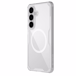 Nillkin Nature TPU Pro MagSafe suderinamas dėklas skirta Samsung Galaxy S26 Plus baltas