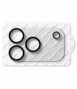Ringke Camera Full Cover apsauginis grūdintas stiklas kamerai, 2 vnt. komplektas, skirtas iPhone 18 Pro Max, juodas