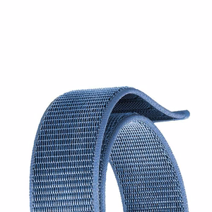 Crong Nylon Sport dirželis, skirtas Apple Watch 38 / 40 / 41 mm ir 42 mm (Series 10 / 11), vandenyno mėlynos spalvos