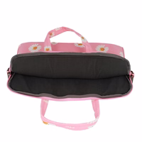 Wonder Nešiojamojo kompiuterio dėklas 13-14 colių rožinis su ramunėmis