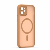 Mag Matt dėklas iPhone 12 6,1" rudas