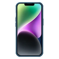 Dėklas Nillkin Super Frosted Shield Pro Magnetic Apple iPhone 14 Plus mėlynas