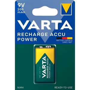 VARTA įkraunama baterija 9V 200mAh Accu Power 1 vnt.