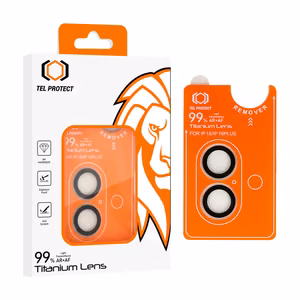 Apsauginis stiklas Tel Protect Titanium Lens 99% AR kamerai Iphone 17 skaidrus (2 lęšiai)