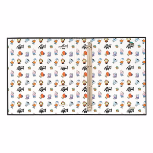 BT21 Street Mood A4 segtuvas su 4 žiedais ir elastine juostele