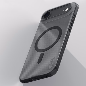 "Nillkin Super Frosted Shield Pro MagSafe" dėklas, suderinamas su "iPhone 17 Air" - skaidrus, juodas