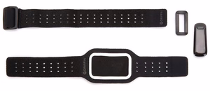 Griffin Sleep Sport riešo ir žasto juosta su kišene aktyvumo sekikliui bei prailginimu, skirta Fitbit, Misfit ir Sony sekikliams, juoda
