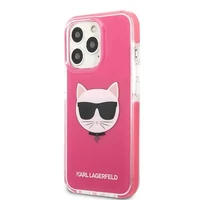 KARL LAGERFELD KLHCP13XTPECPI IPHONE 13 PRO MAX 6.7 "DĖKLAS FUCHSIA/FUSCHIA CHOUPETTE HEAD