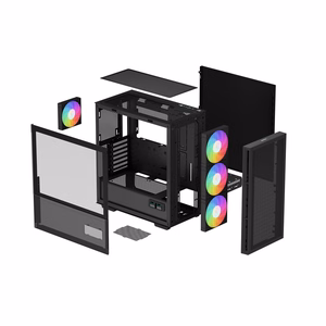 DeepCool CH560 DIGITAL Midi Tower juodas