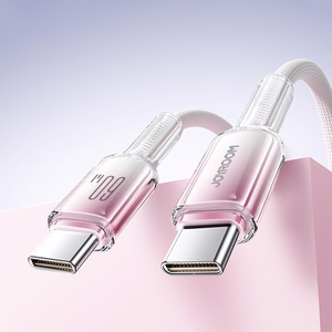 USB-C - USB-C kabelis Joyroom S-A42 60W 1.2m baltas