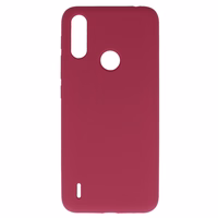 Silikoninis Lite dėklas Motorola Moto E7 Power/E7i Power (m) - bordo (m)