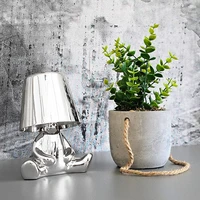 Night lamp Silver Man design B