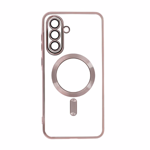 Color Chrome Mag dėklas for Samsung Galaxy A56 5G rožinio aukso