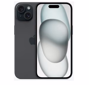 Atnaujintas iPhone 15 128GB juodas A klasė