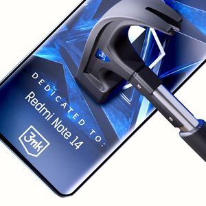 Grūdintas stiklas 3mk HardGlass Max Lite Juodas Xiaomi Redmi Note 14 5G