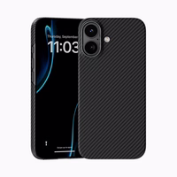 Benks Magnetinis Armor Air Kevlar Dėklas telefonui su metalo rėmu 600D (0067) juodas