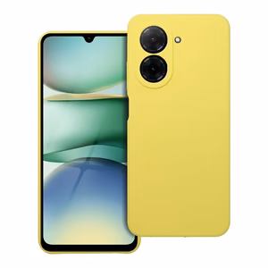 Silikoninis dėklas 2mm telefonui XIAOMI REDMI A5 (171,7 x 77,8 x 8,26) citrininis