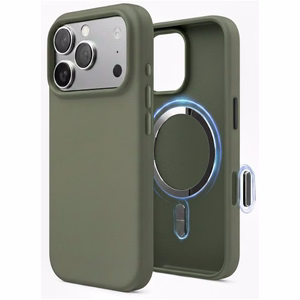 Dėklas "TM MagSafe Silicone" skirtas iPhone 17 Pro / Celodon /