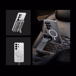 Rock Crystal skaidrus Series Magnetic Dėklas for Samsung Galaxy S26 skaidrus