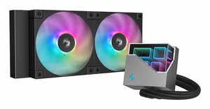 DeepCool LT240 procesoriaus „viskas viename“ skystasis aušintuvas 12 cm juodas 1 vnt.