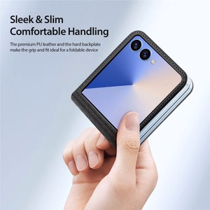 Dėklas Dux Ducis "Bril" Samsung F741 Z Flip6 juodas