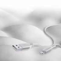 Cellularline Soft laidas - USB-A to Lightning laidas MFi certified 1.2 m (grey)