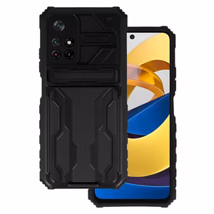 Tel Protect Combo dėklas telefonui Xiaomi Redmi Note 11 5G/Note 11S 5G/Poco M4 Pro 5G juodas