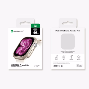 AmazingThing Minimal apsauginis dėklas Apple Watch Series 11 42mm - Skaidrus