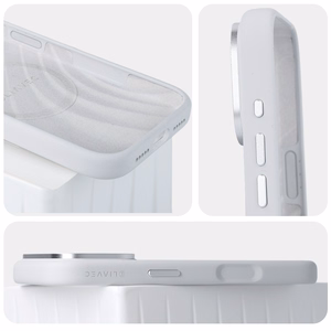 Liavec Silky dėklas su metaliniu kameros rėmeliu, skirtas iPhone 18 Pro Max/17 Pro Max, pilkas