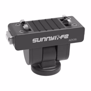 Sunnylife 1/4" greito atjungimo adapteris su 180° sukimu Insta360 X4 Air / X5 / Ace Pro 2 / 1 / Ace