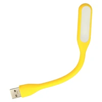 Mini LED Lamp Silicone USB Yellow
